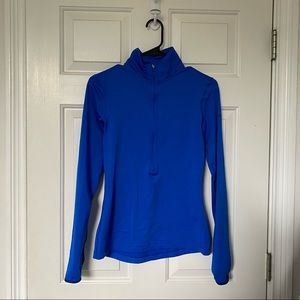 Nike Half Zip Running Sweatshirt with Thumbholes